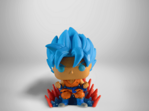 Funko Pop! Dragon Ball Super - SSGSS Goku (Kaio-ken Times Twenty) Glow in the Dark #1256