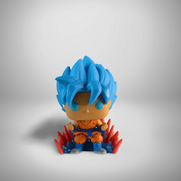 Funko Pop! Dragon Ball Super - SSGSS Goku (Kaio-ken Times Twenty) Glow in the Dark #1256