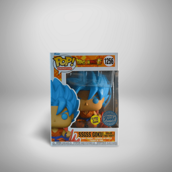 Funko Pop! Dragon Ball Super - SSGSS Goku (Kaio-ken Times Twenty) Glow in the Dark #1256