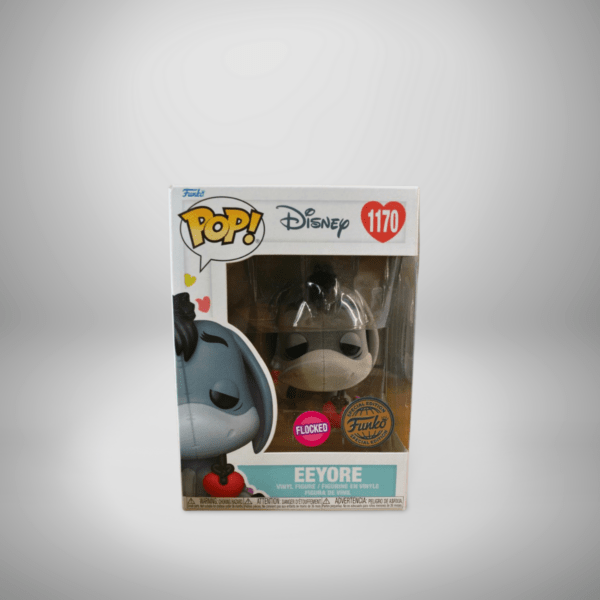 Funko Pop! Disney Winnie the Pooh – Eeyore with Heart #1170 Flocked Exclusive